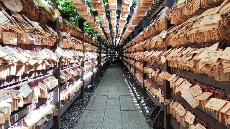 Hikawa Shrine Ema Tunnel