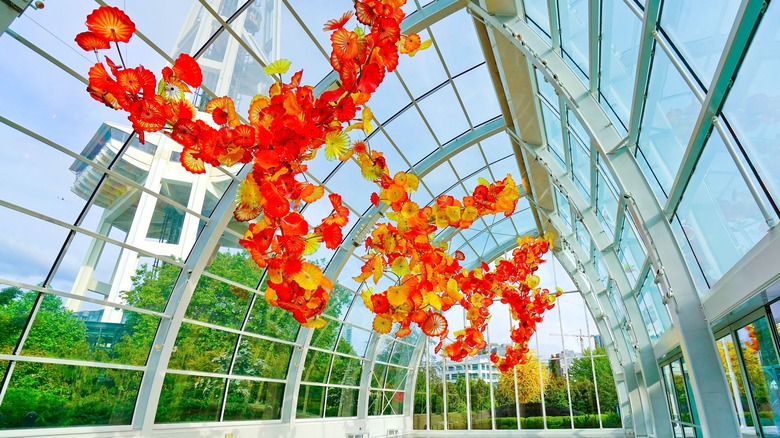 Chihuly Garden and Glass installation 