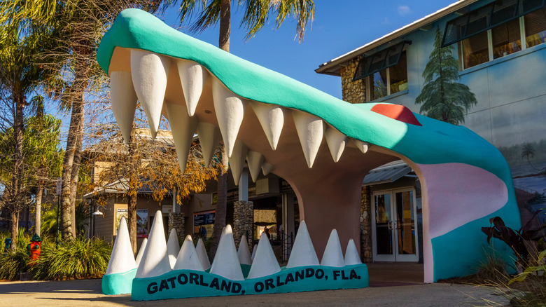 Entrance to Gatorland in Orlando