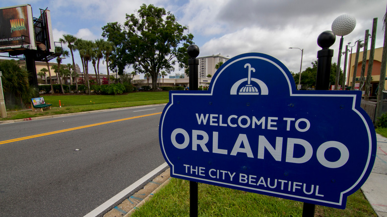 Orlando sign on International Drive