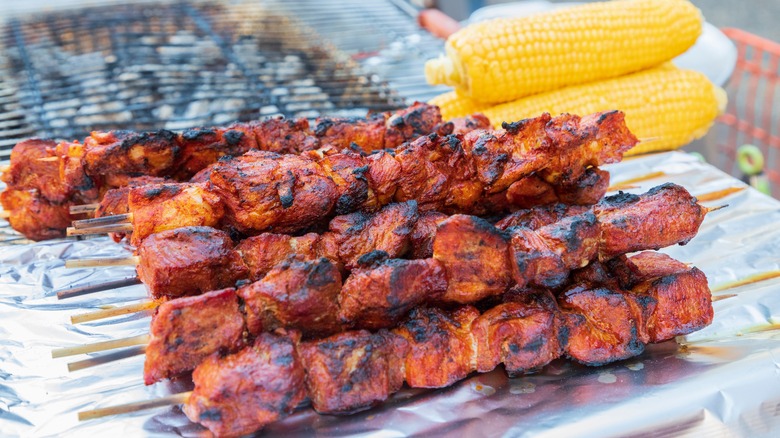 Street food in Jackson Heights