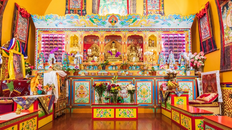 Sherpa temple in Jackson Heights