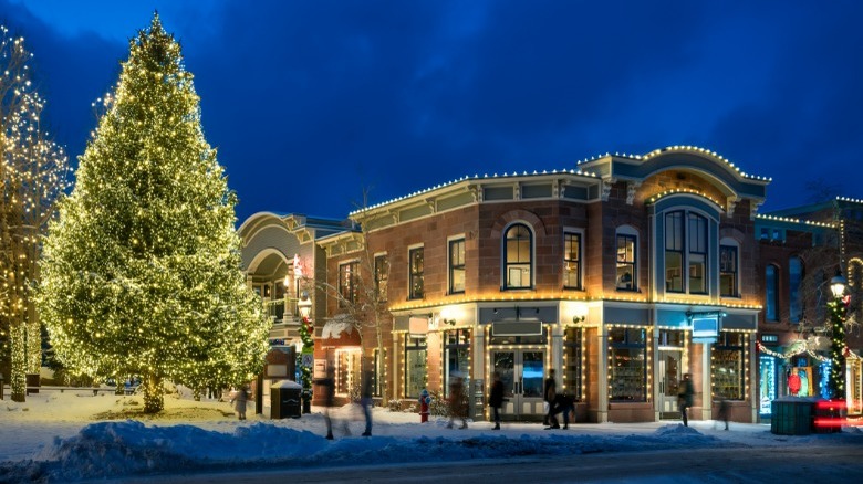 Breckenridge, Colorado, decorated for Christmas