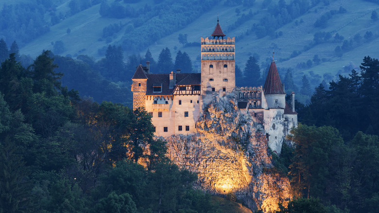 Bran Castle at dusk