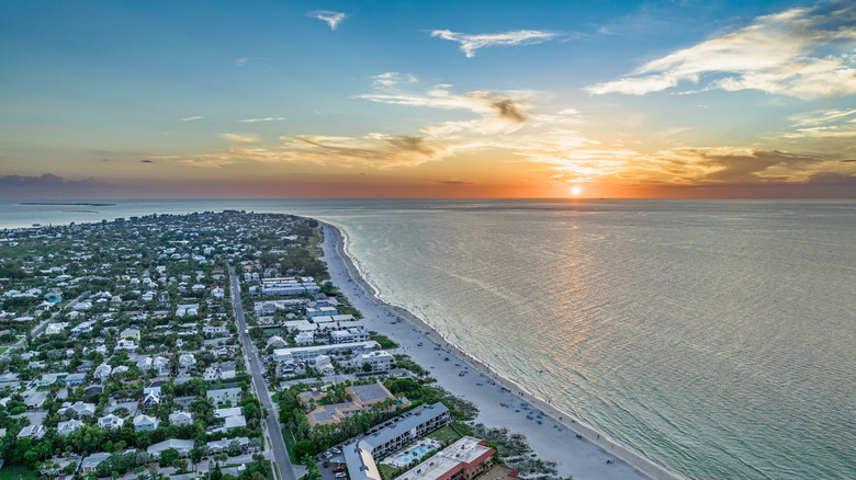 Aerial view of Anna Maria Island