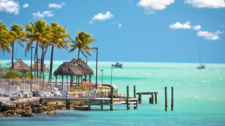 Turquoise water around Marathon