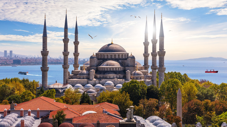 View of Blue Mosque, Istanbul, Turkey