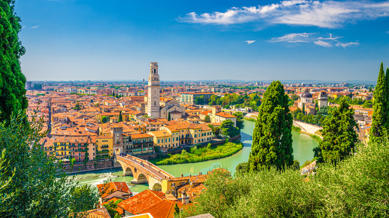 View of Verona, Italy 
