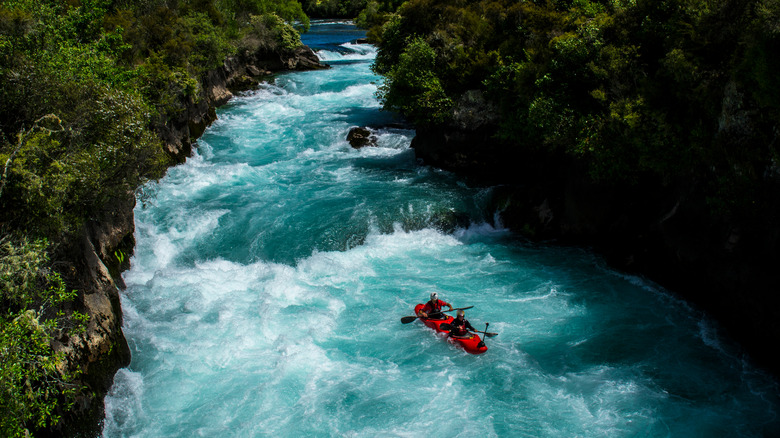 Lake Taupo kayakers