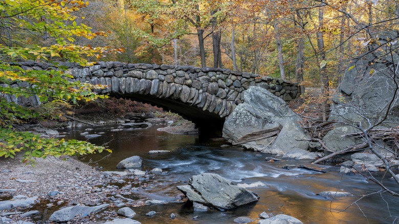 Boulder Bridge in Rock Creek Park Washington DC