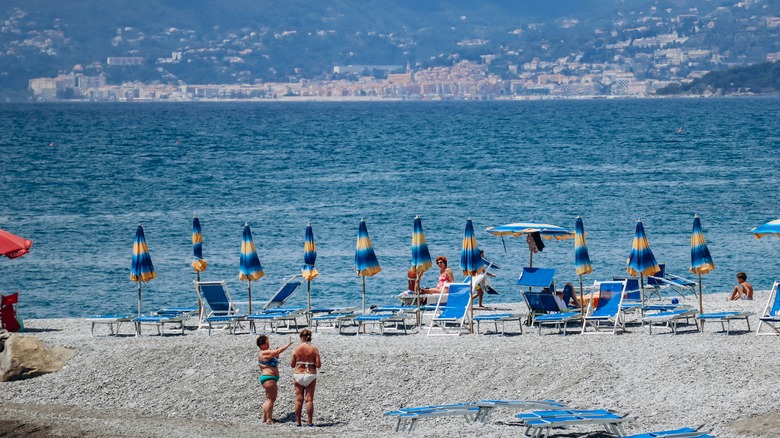 Bordighera, Italy beach