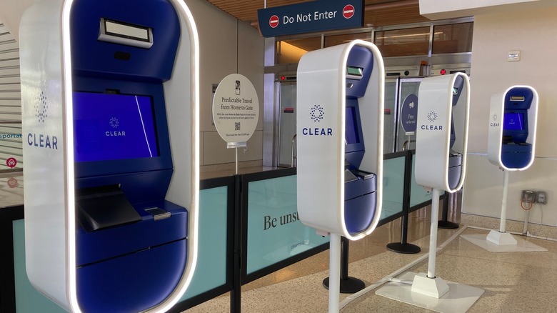 clear kiosks at airport