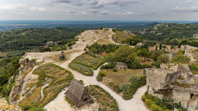 Historical remnants of Les Baux de Provence