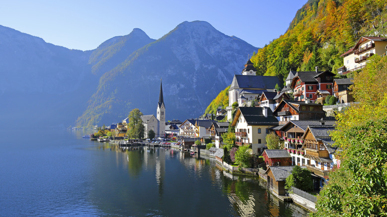 Hallstatt village in Austria