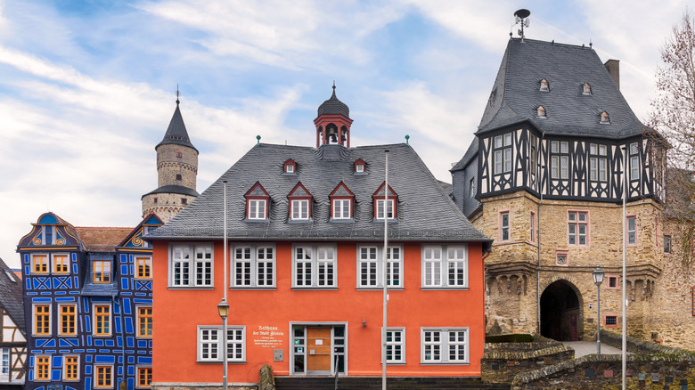 Idstein Germany colorful old buildings