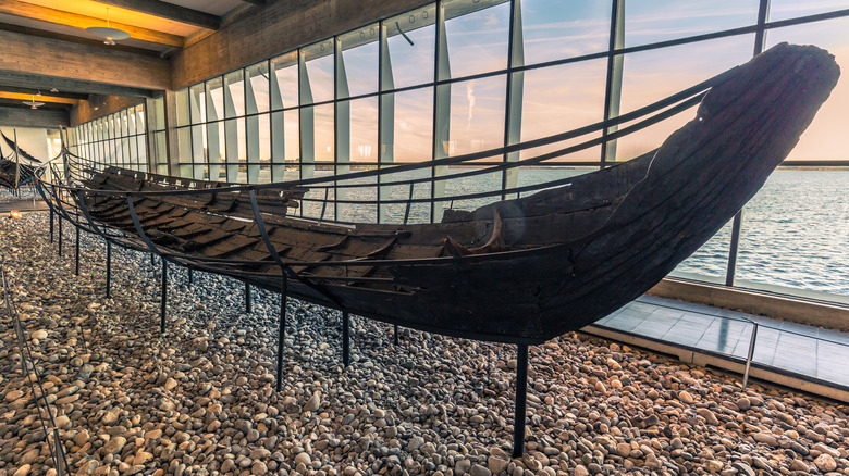 An ancient Viking ship