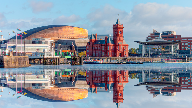 Magnificent view of Cardiff Bay