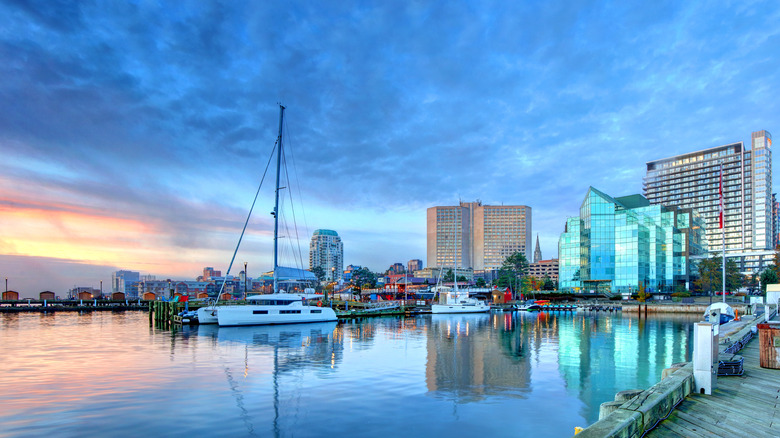 Halifax harbor and city skyline