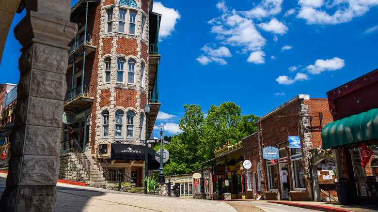 Historic Eureka Springs Arkansas downtown