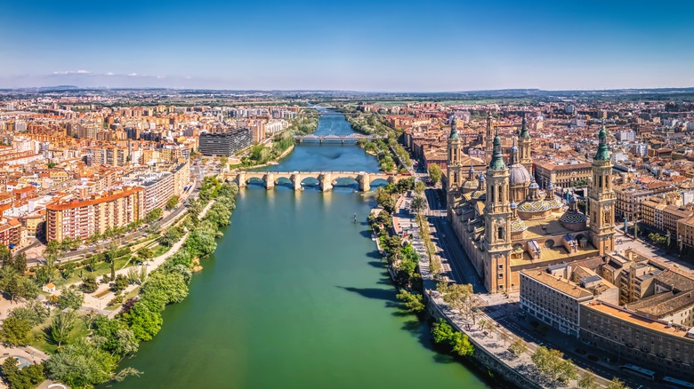 River Ebro in Zaragoza