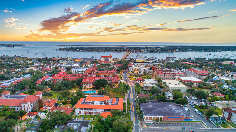 St. Augustine aerial view