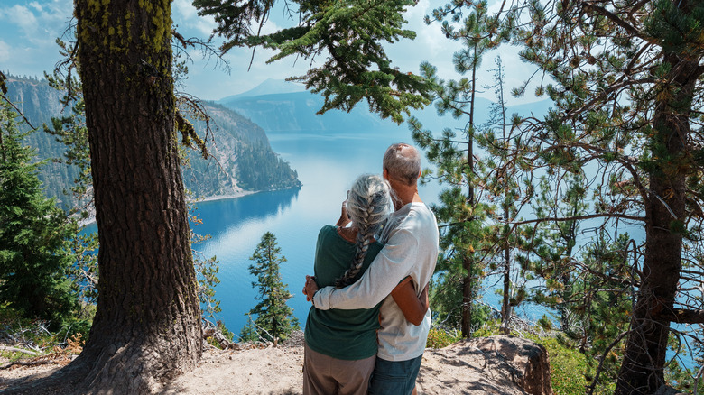 couple at Crater Lake