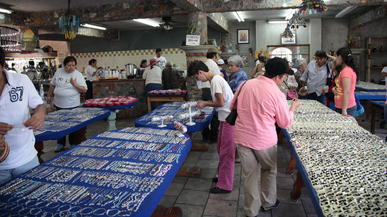 Silver goods at Taxco