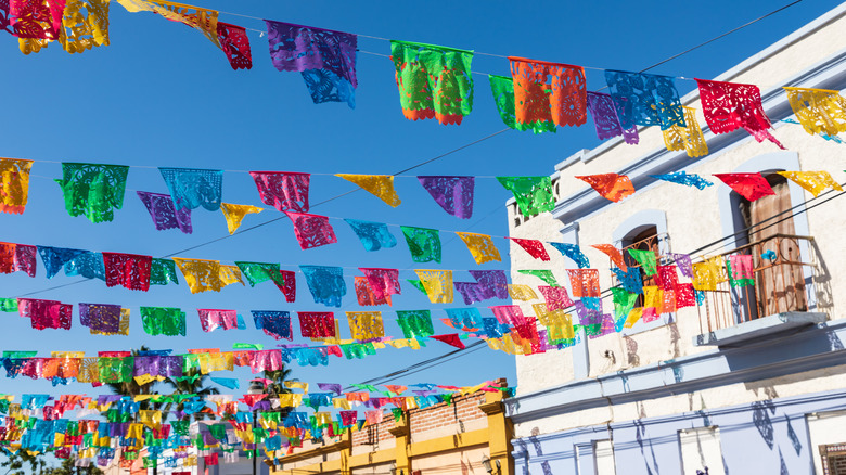 Banners at Todos Santos, Mexico