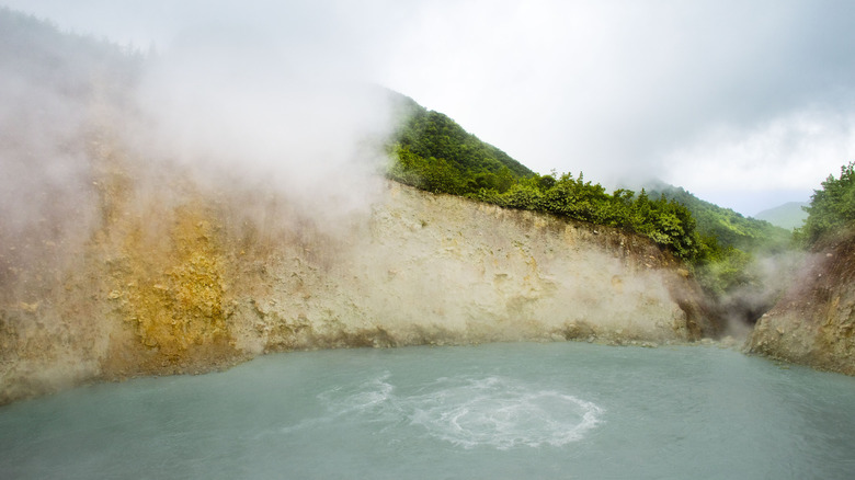 The Boiling Lake in Dominica