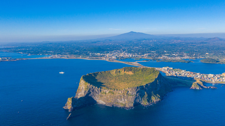 Sunrise view of Jeju