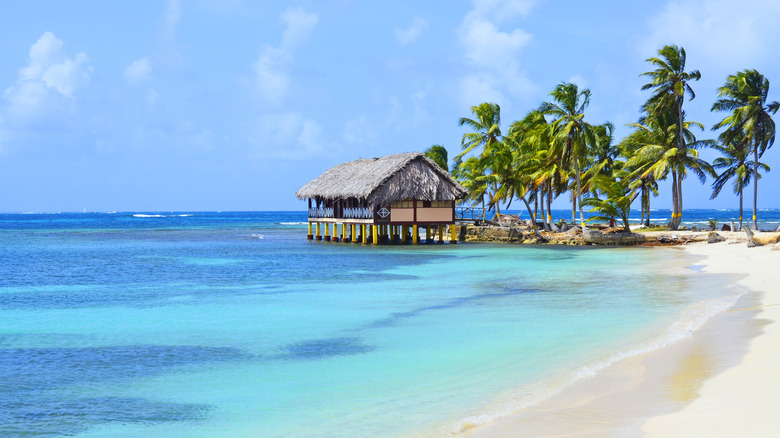 Traditional hut on San Blas