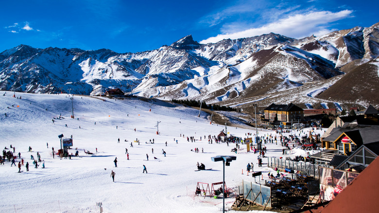 Las Leñas ski resort in Argentina