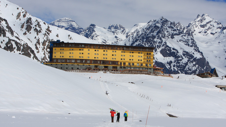 Ski resort at Portillo, Chile