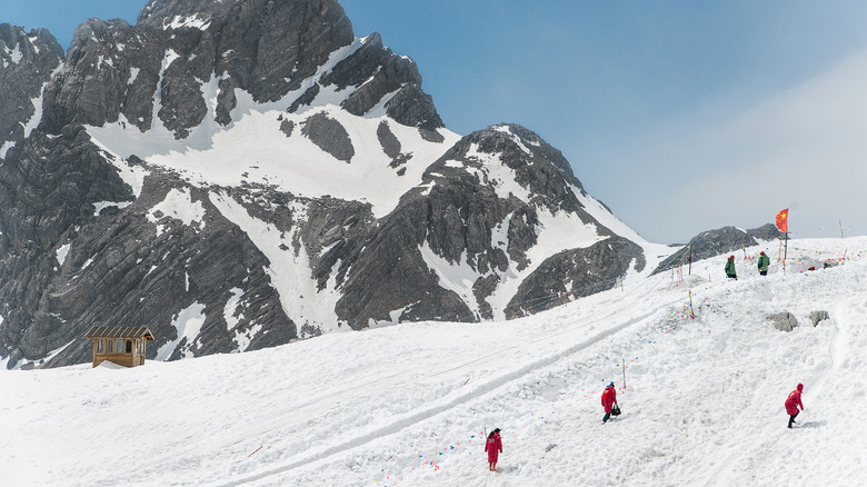 Ski slopes in China