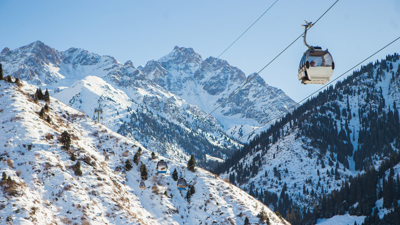 Shymbulak ski resort, Kazakhstan