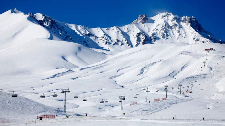 Ski mountain at Erciyes, Turkey