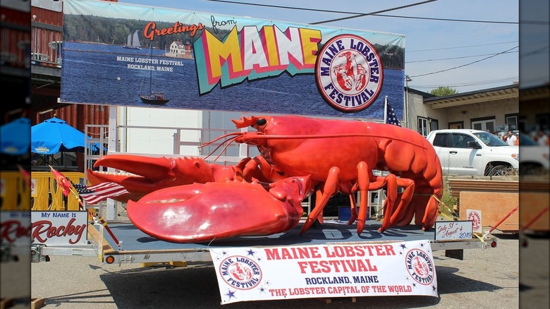 Maine Lobster Festival float