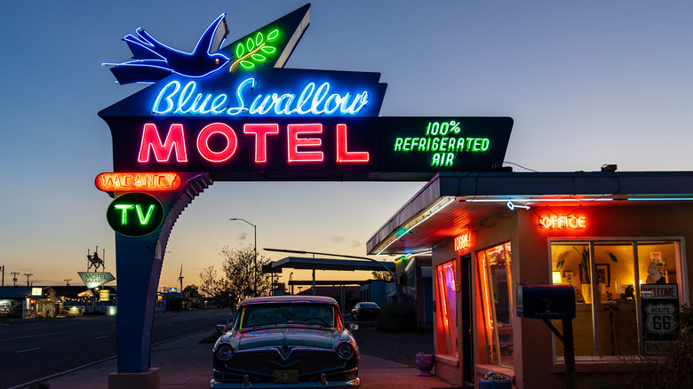 view of Blue Swallow Motel