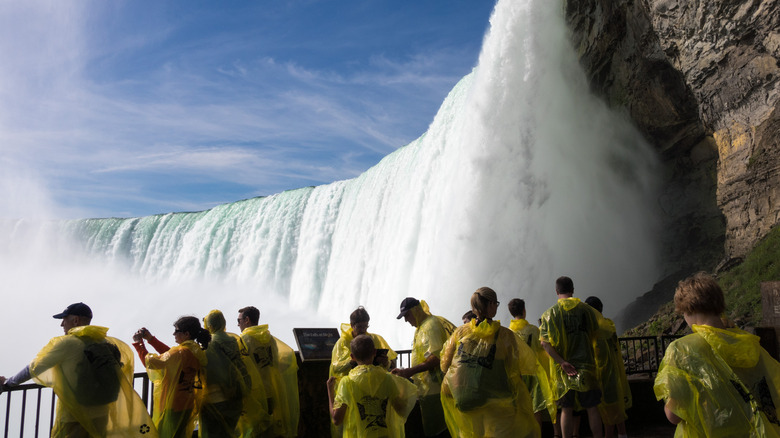observation deck from Horseshoe Falls