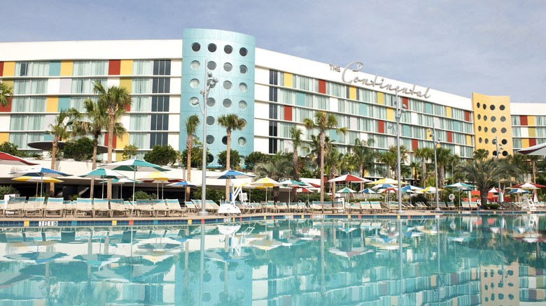 Pool at Universal Orlando hotel 