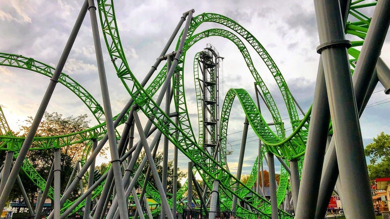 rollercoaster at adventureland