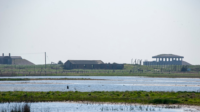 An abandoned military pagoda in Orford Ness.