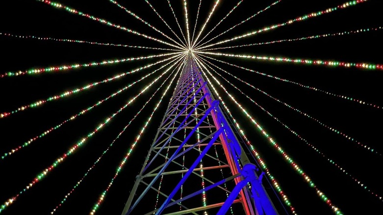 tower with lights in DeSoto Parish