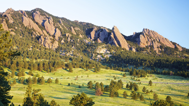 Flatirons in Boulder, Colorado