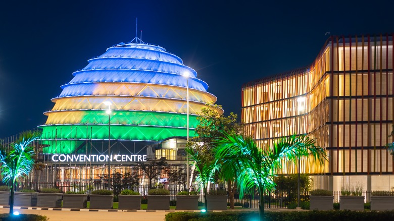 Kigali, Rwanda, at night