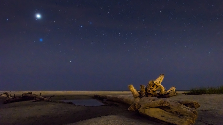 Night sky at Fripp Island, South Carolina