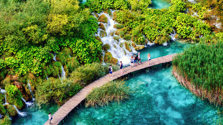 Plitvice Lakes boardwalk