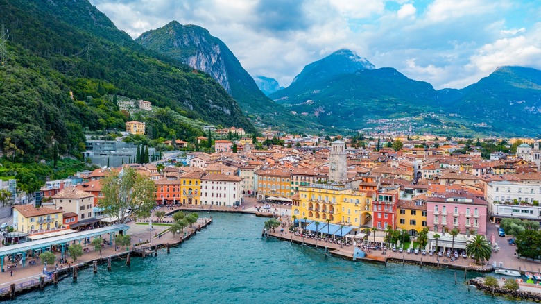 Riva del Garda, Italy townscape