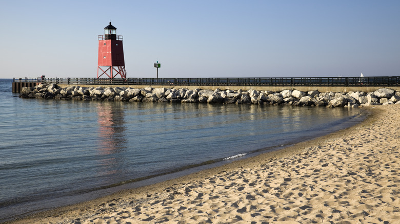 Charlevoix Michigan lighthouse