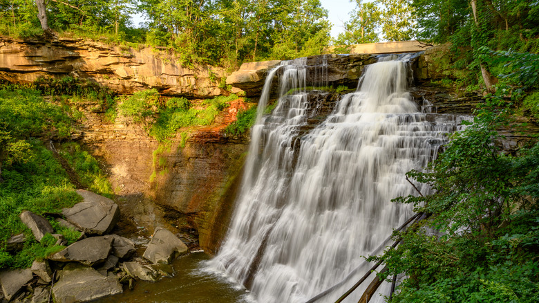 Brandywine Falls in Cuyahoga park